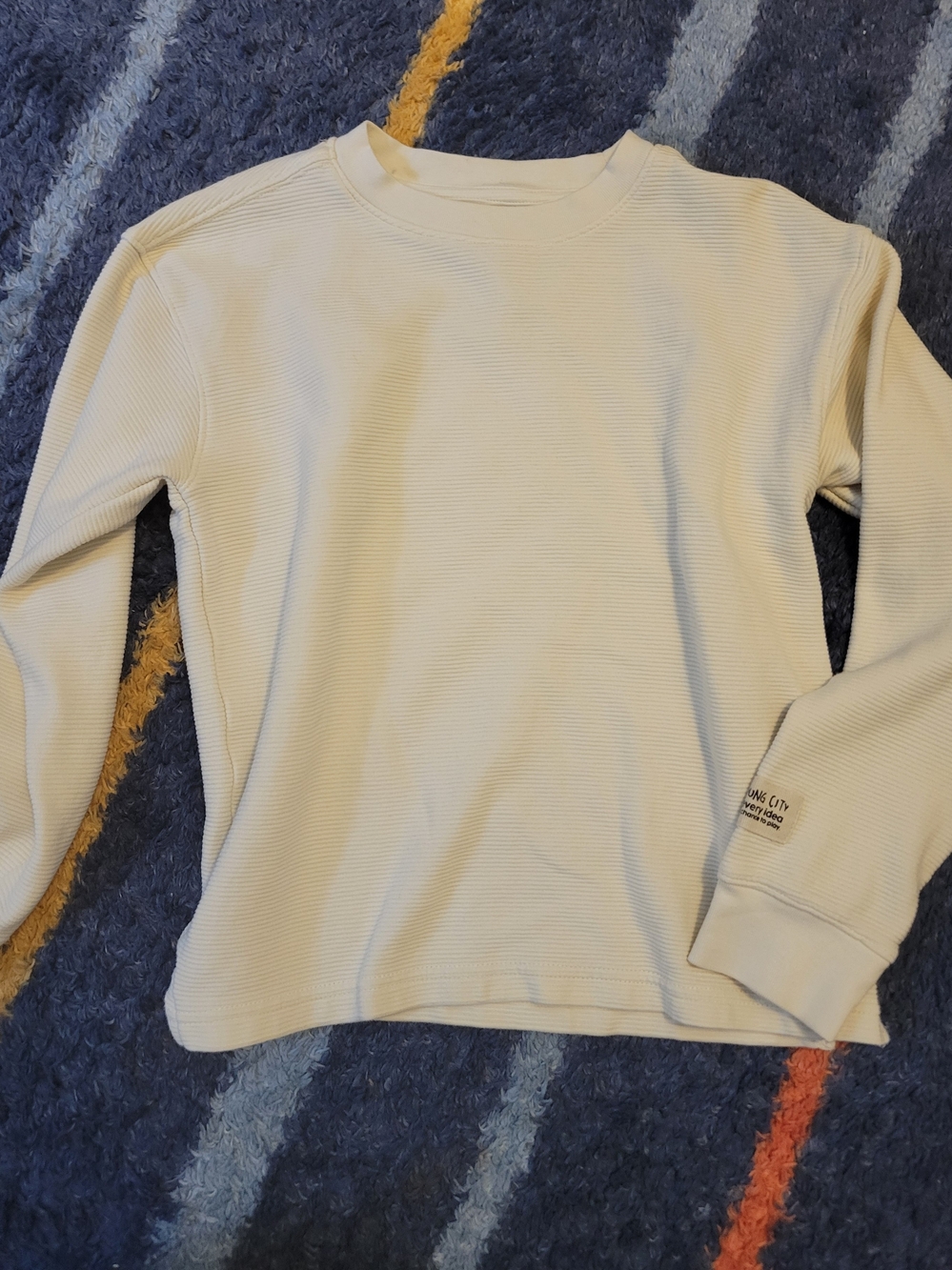 Zara Kids Long-Sleeve Thick Ribbed Top